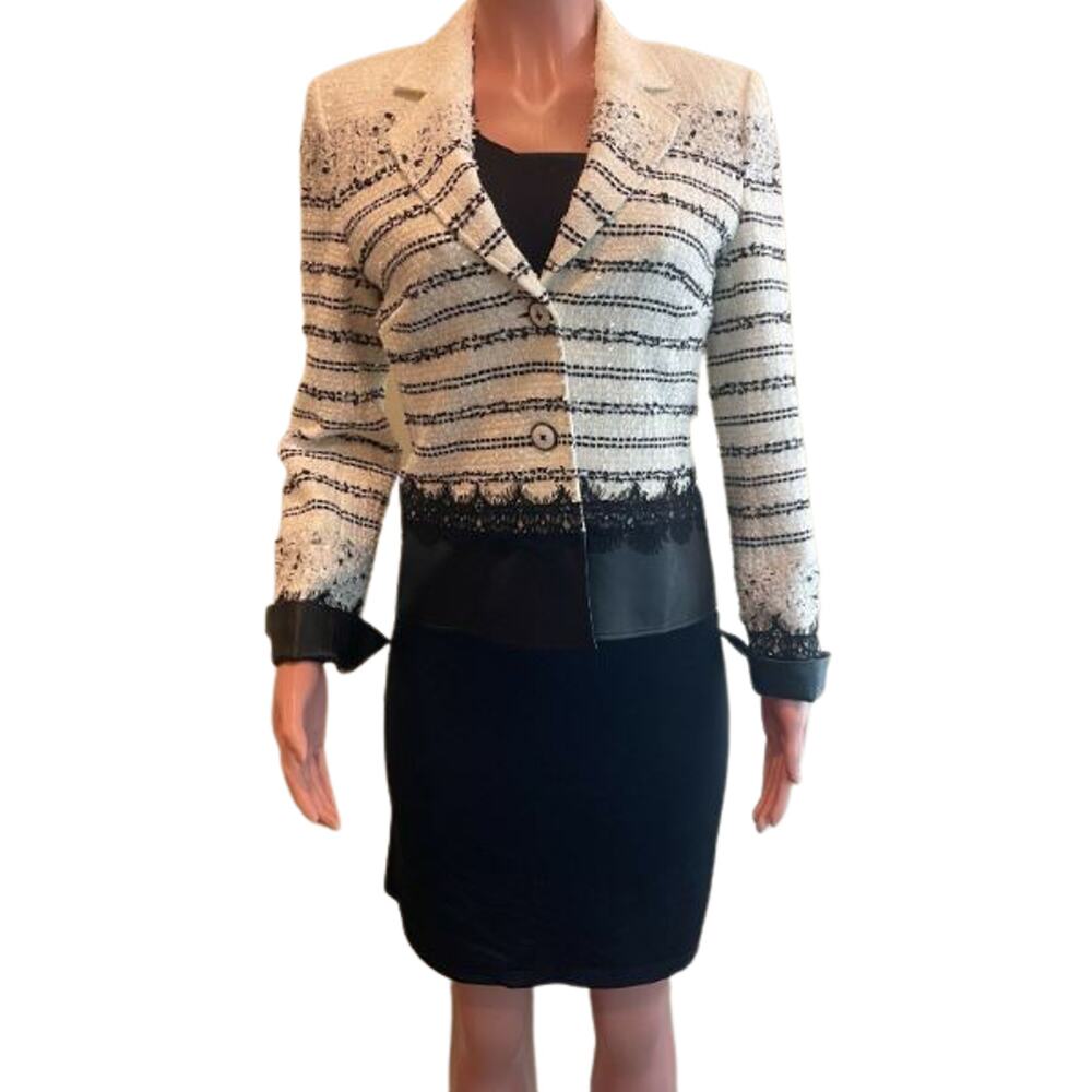 Basler Black and Cream Blazer
